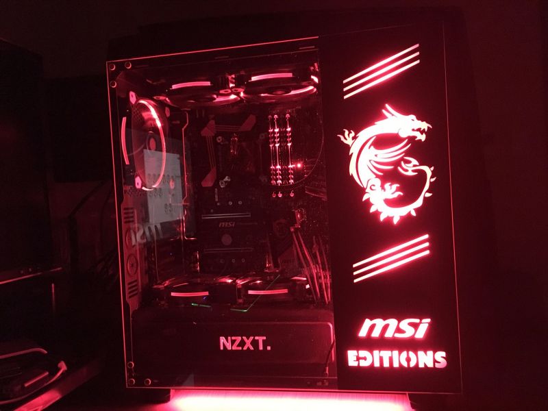 ♬ 풀아크릴사이드패널과 LED튜닝으로 케이스에 MSI 감성을 더하다! > 갤러리 - 하드웨어 배틀(Hardware Battle)