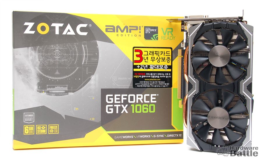 ZOTAC GeForce GTX 1060 AMP! Edition D5 6GB ZOTAC GeForce GTX 1060 AMP! Edition D5 6GB