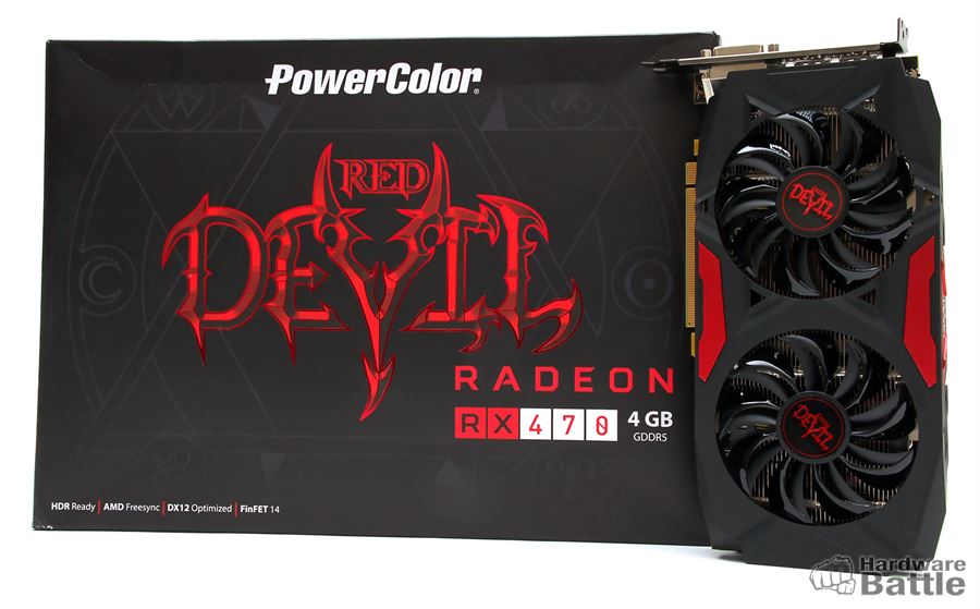 PowerColor Radeon RX 470 4GB RED DEVIL PowerColor Radeon RX 470 4GB RED DEVIL