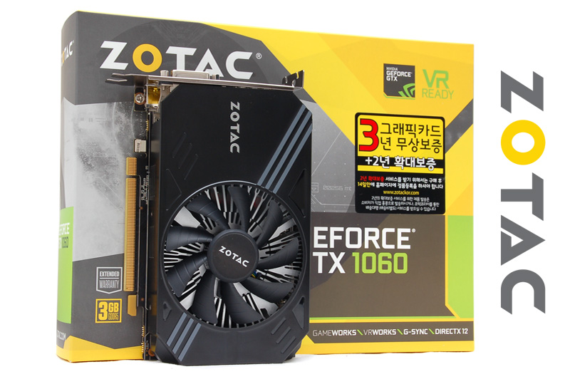ZOTAC NVIDIA GeForce GTX 1060 3 GB Memory Computer Graphics Cards
